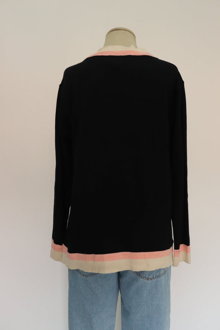 Cardigan Tejido Negro