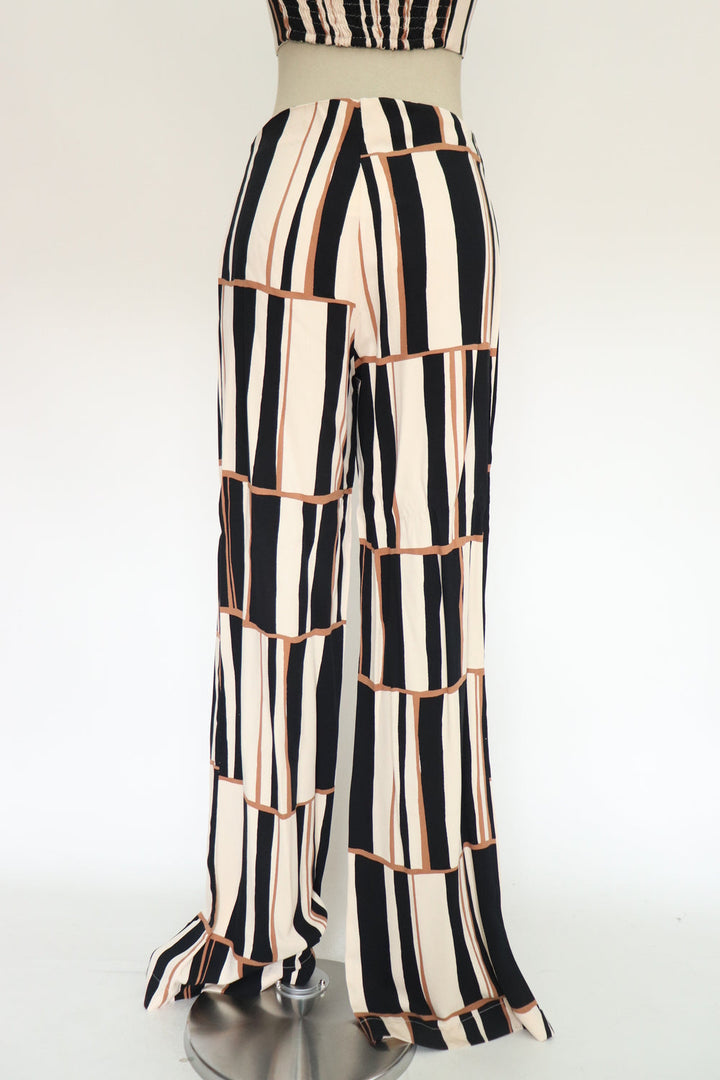 Pantalon Rayas Wide