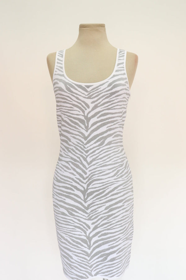 Vestido Zebra Tejido