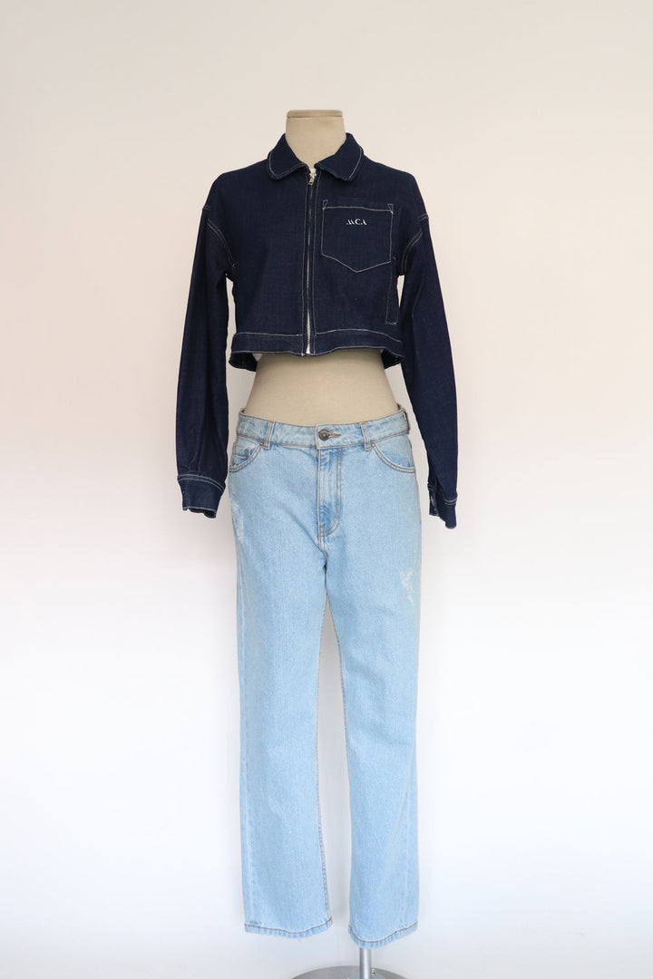 Chaqueta Denim Crop