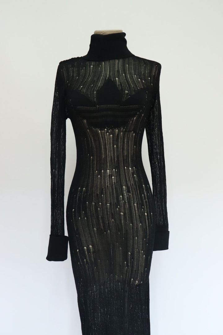 Vestido Tejido Negro