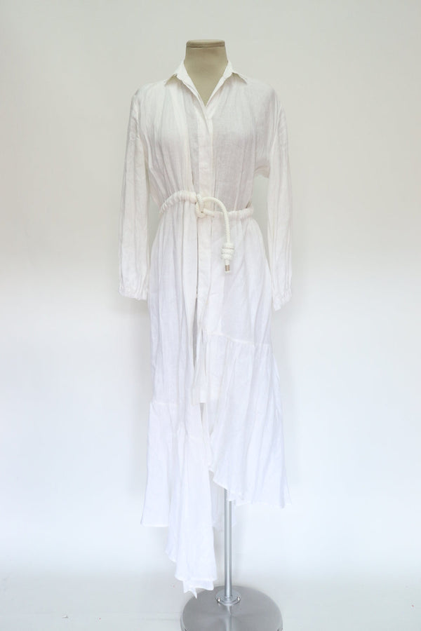 Vestido Lino Botones