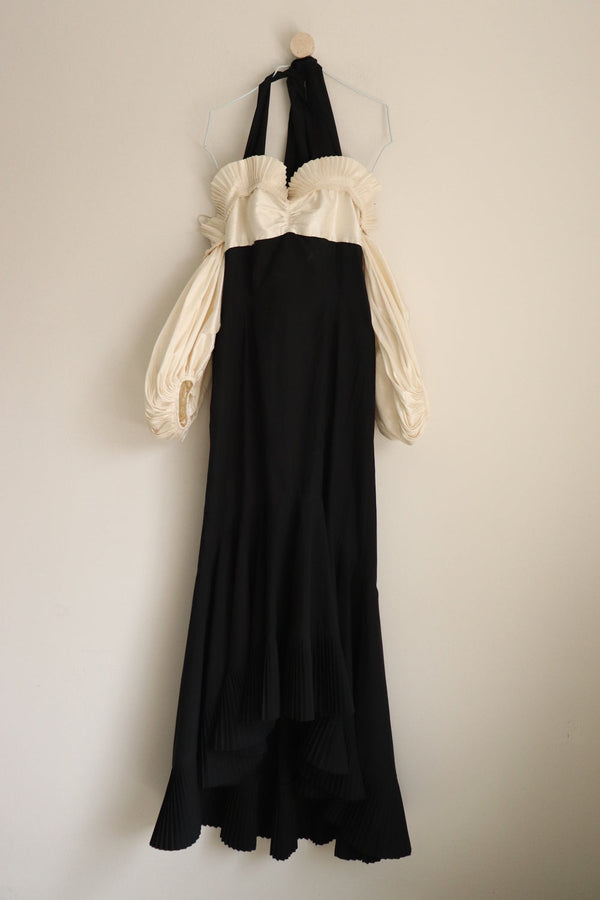 Vestido Colorblock Midi