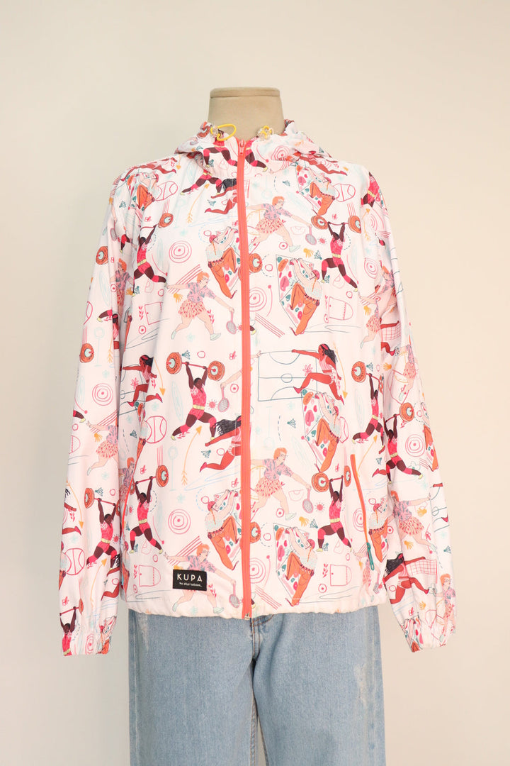 Chaqueta Impermeable Estampada