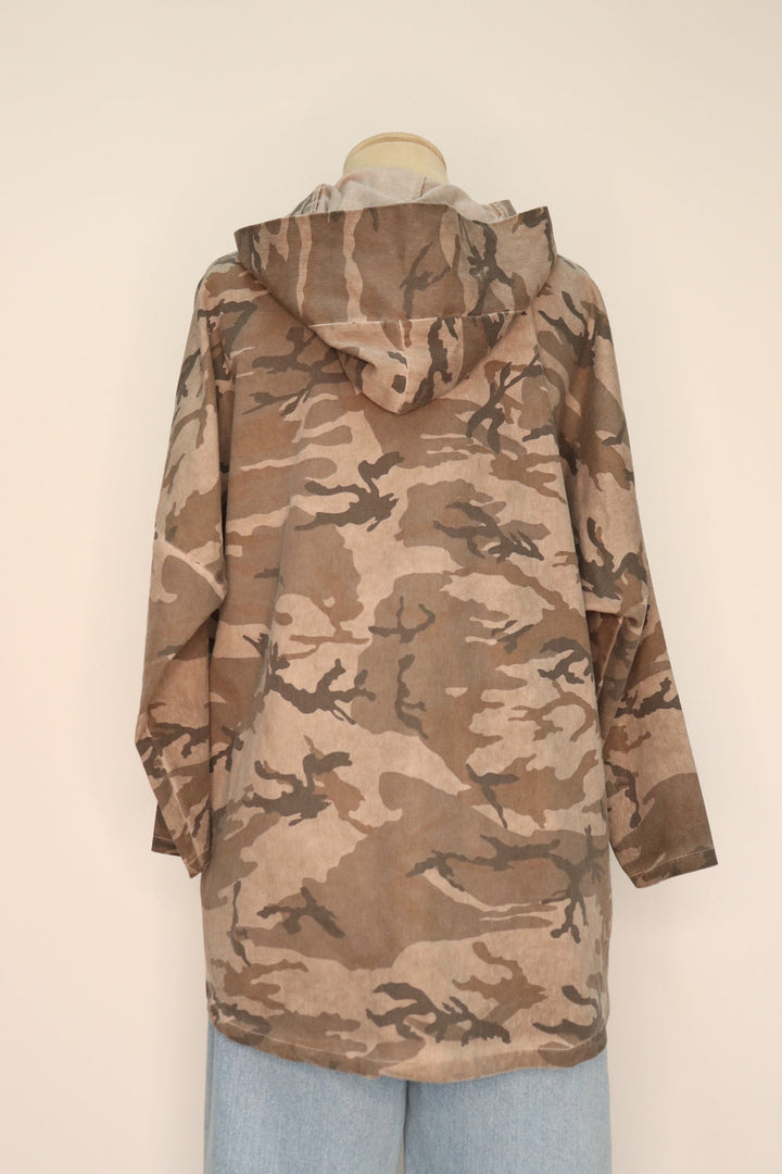 Chaqueta Militar Hoodie