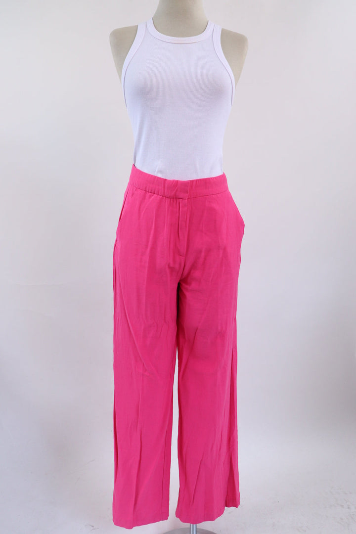 Pantalon Fucsia Wide