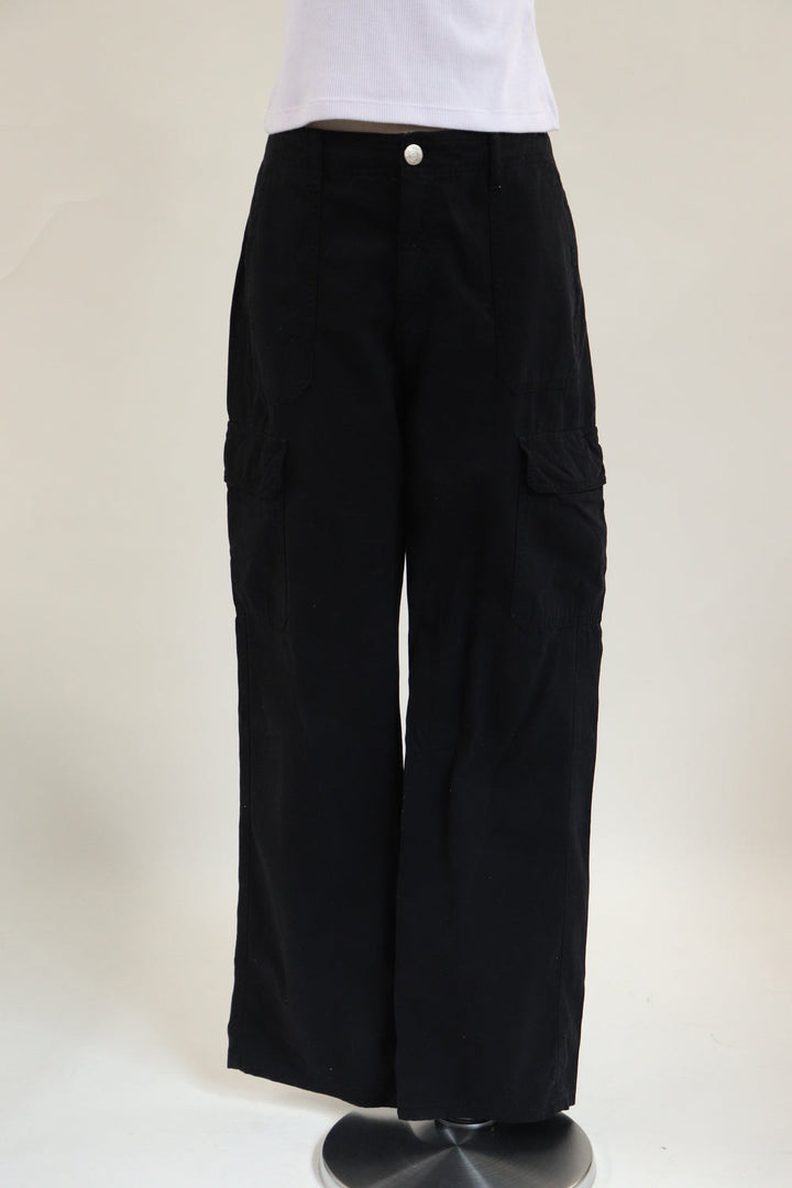 Pantalon Cargo Negro