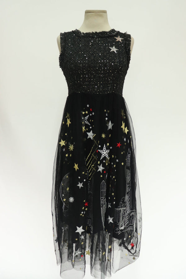 Vestido Tweed Estrellas