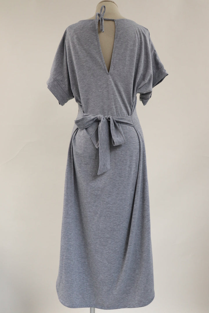 Vestido Gris Amarrar