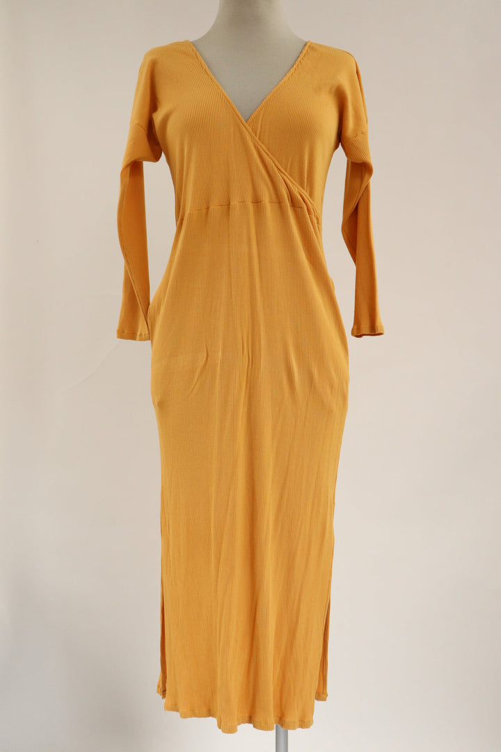 Vestido Amarillo Midi