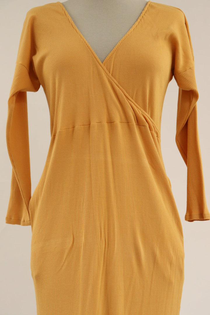 Vestido Amarillo Midi