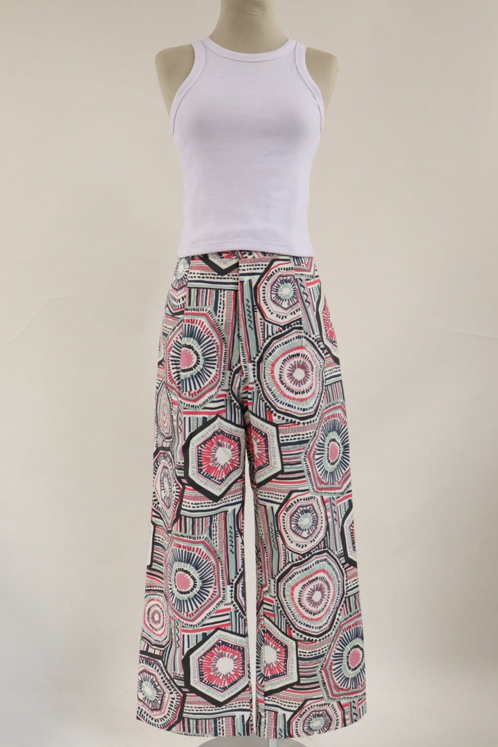 Pantalon Print Multicolor