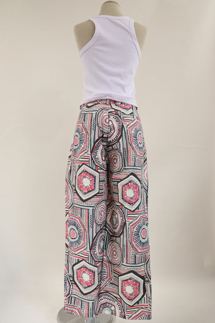 Pantalon Print Multicolor