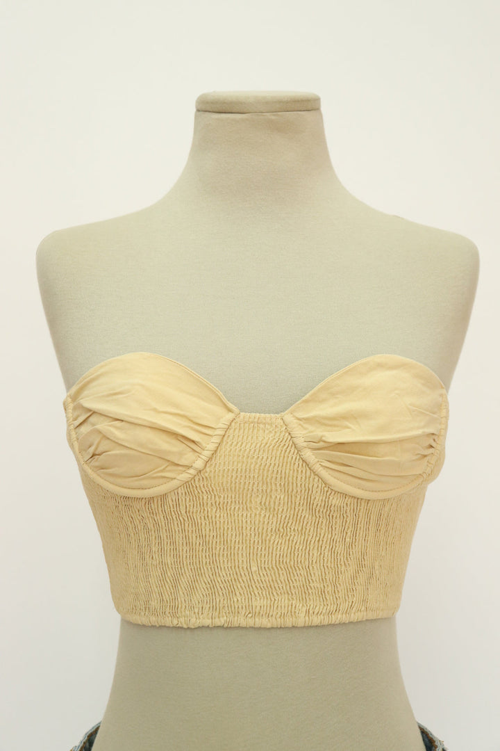 Top Strapless Beige