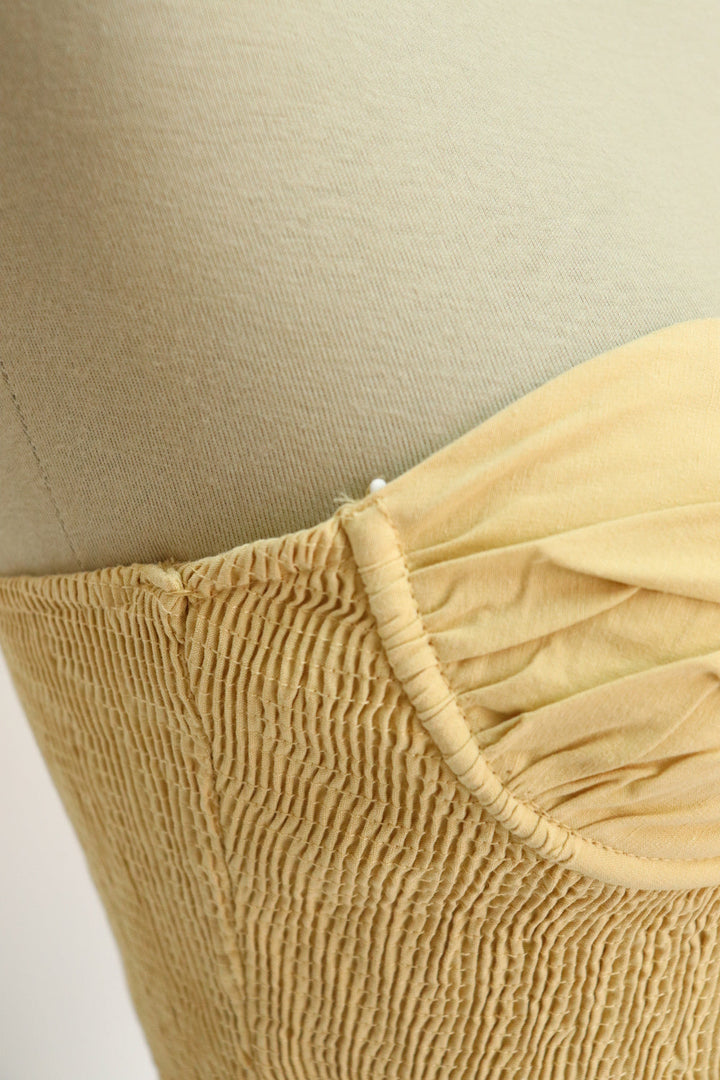 Top Strapless Beige