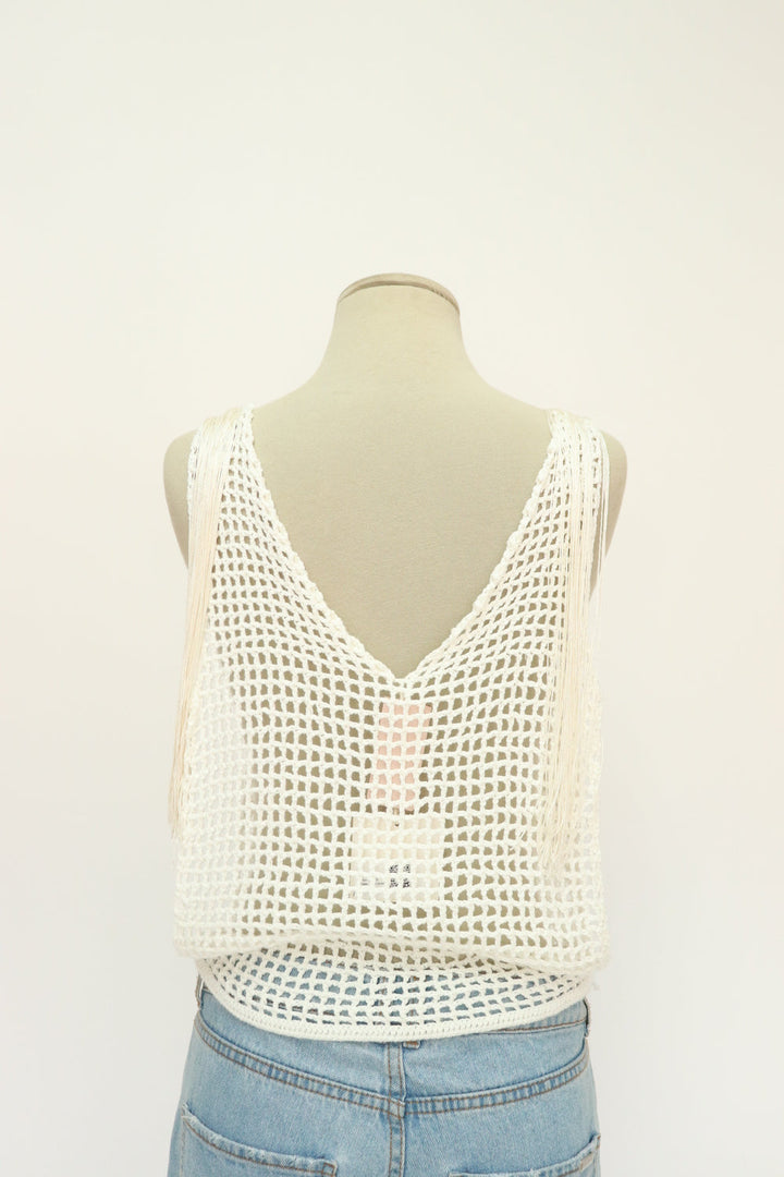 Top Crochet Blanco