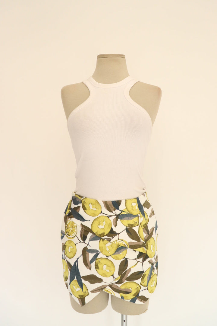 Falda Short Limones
