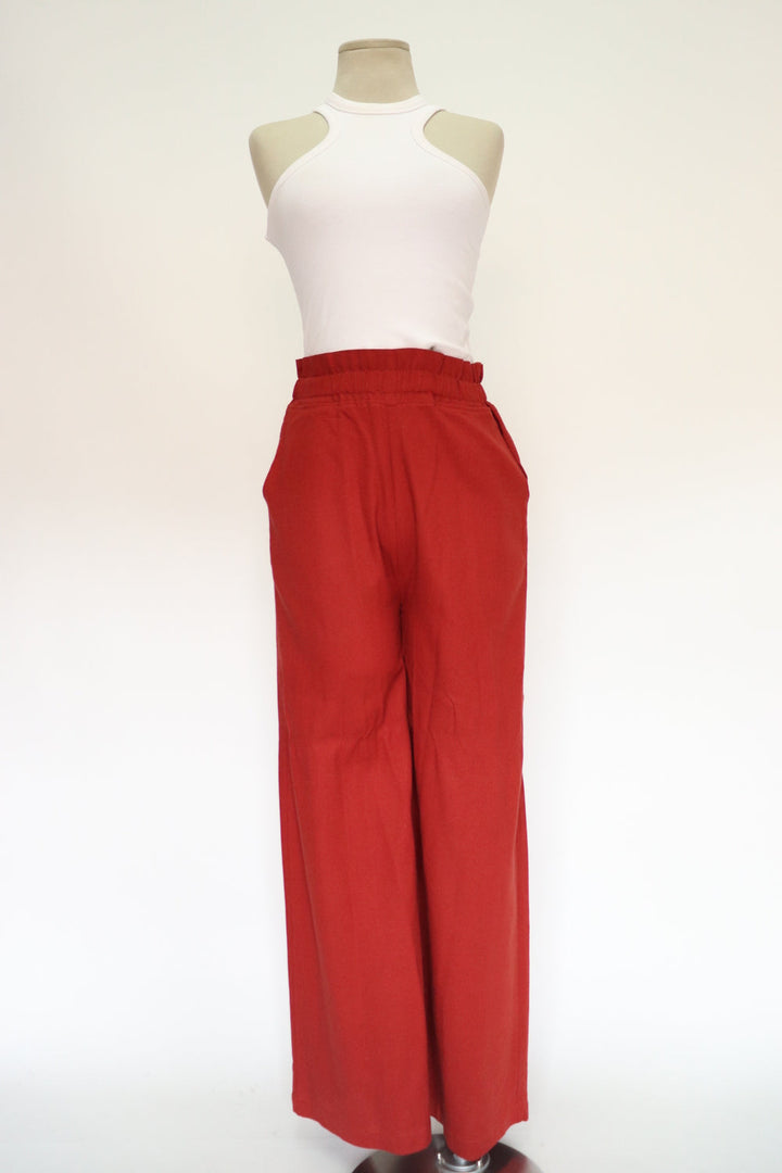 Pantalon Lino Vinotinto