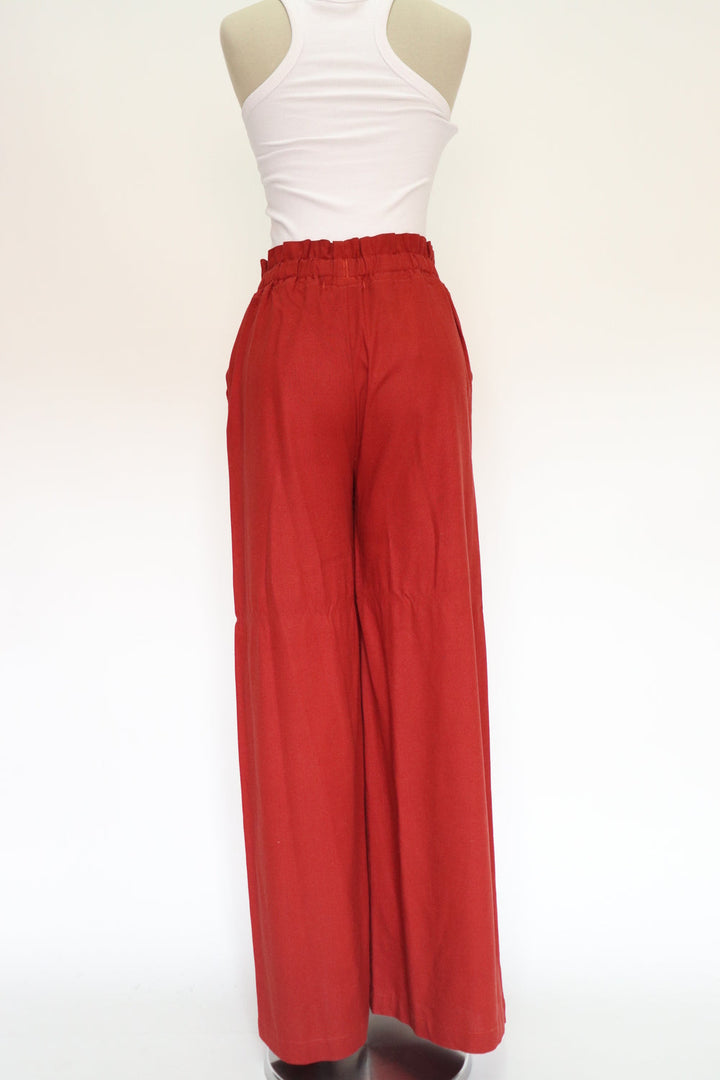 Pantalon Lino Vinotinto