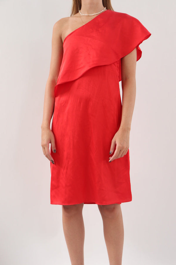 Vestido Rojo Strapless