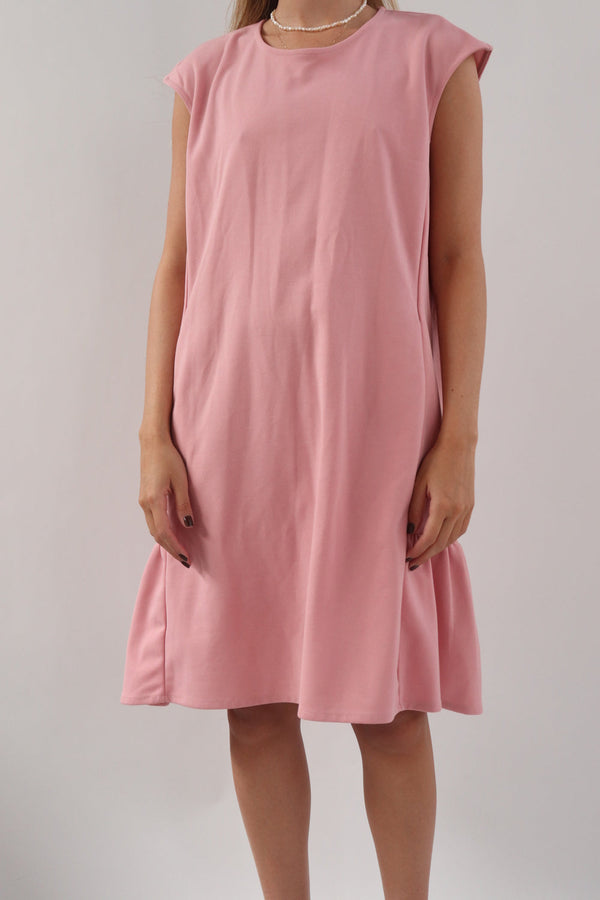 Vestido Rosado Midi