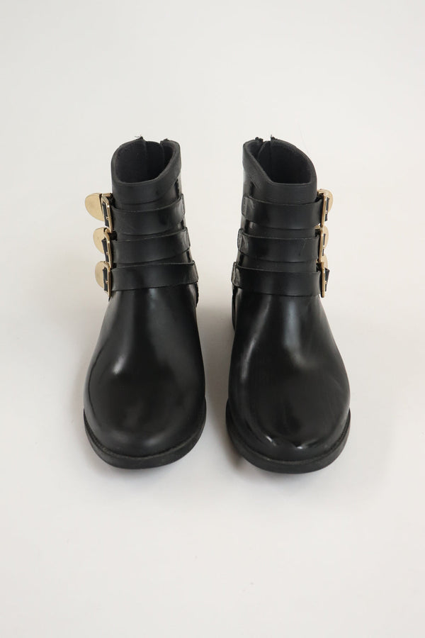 Botines Negros Lluvia