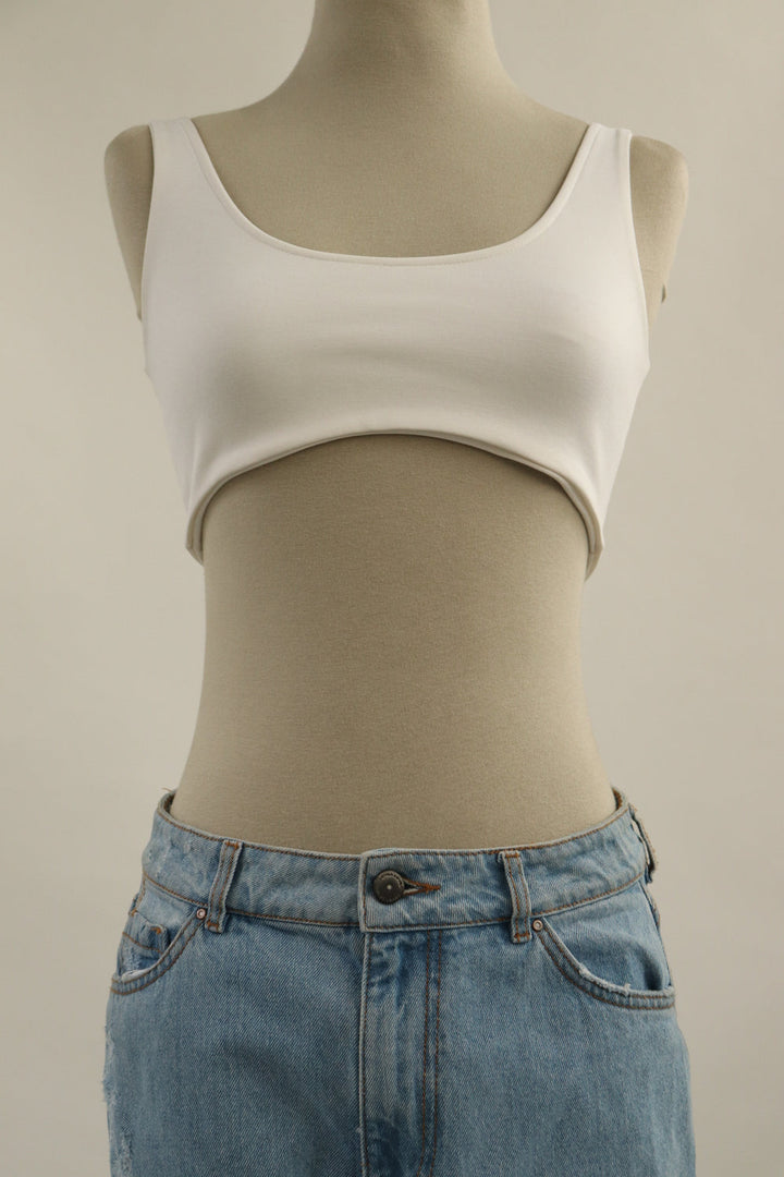 Crop Top Blanco