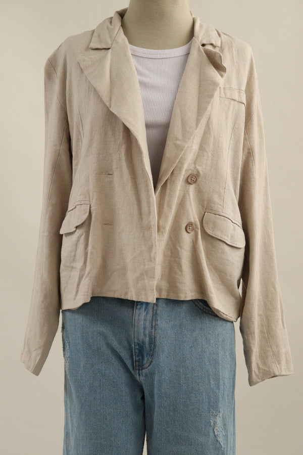 Blazer Lino Beige