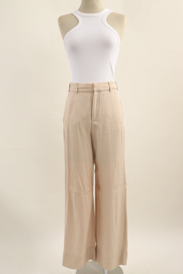 Pantalon Fluido Beige