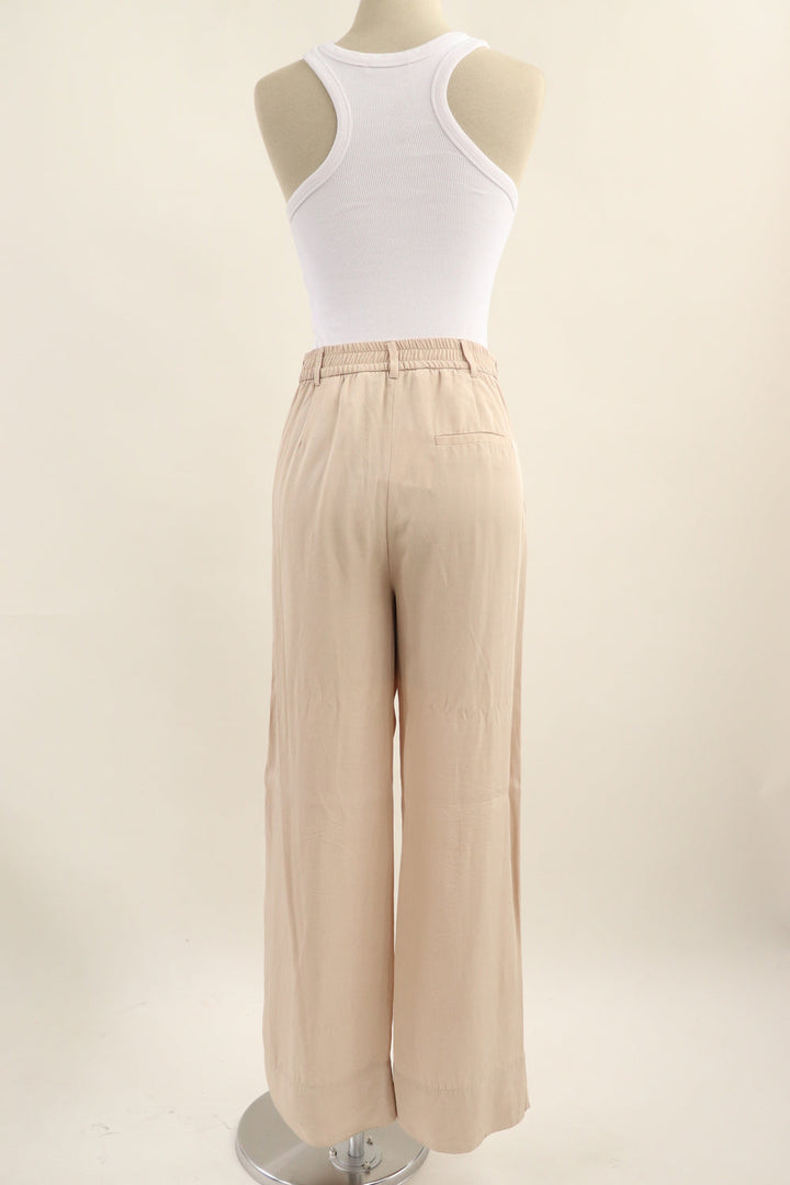 Pantalon Fluido Beige