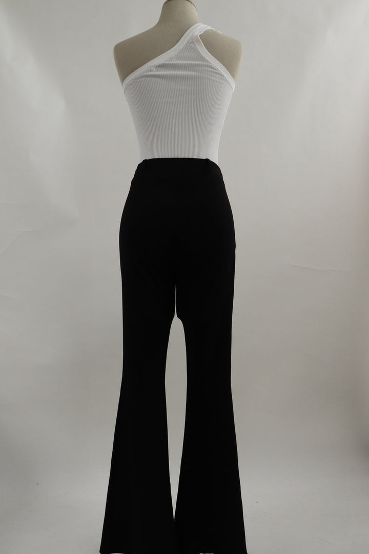 Pantalon Negro Flare