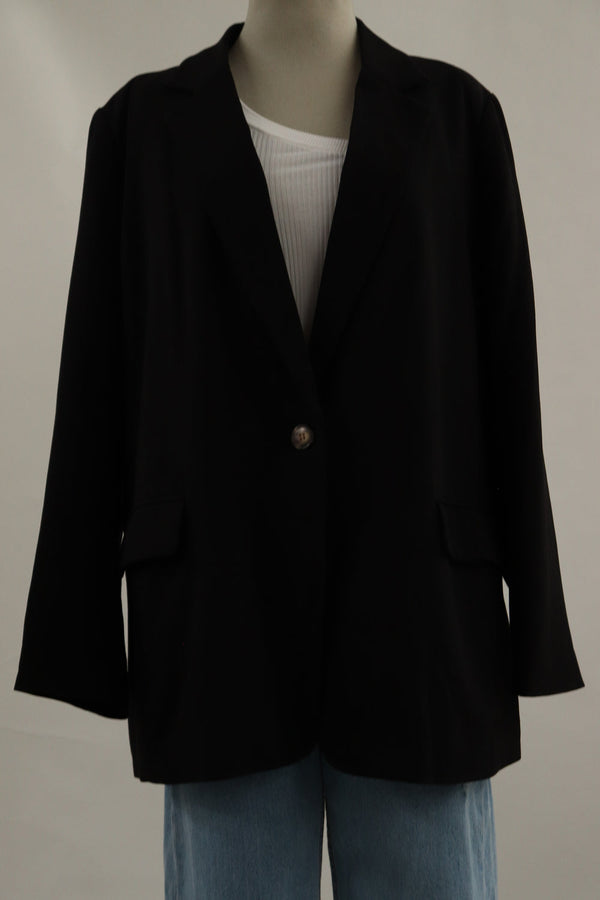 Blazer Negro Botones