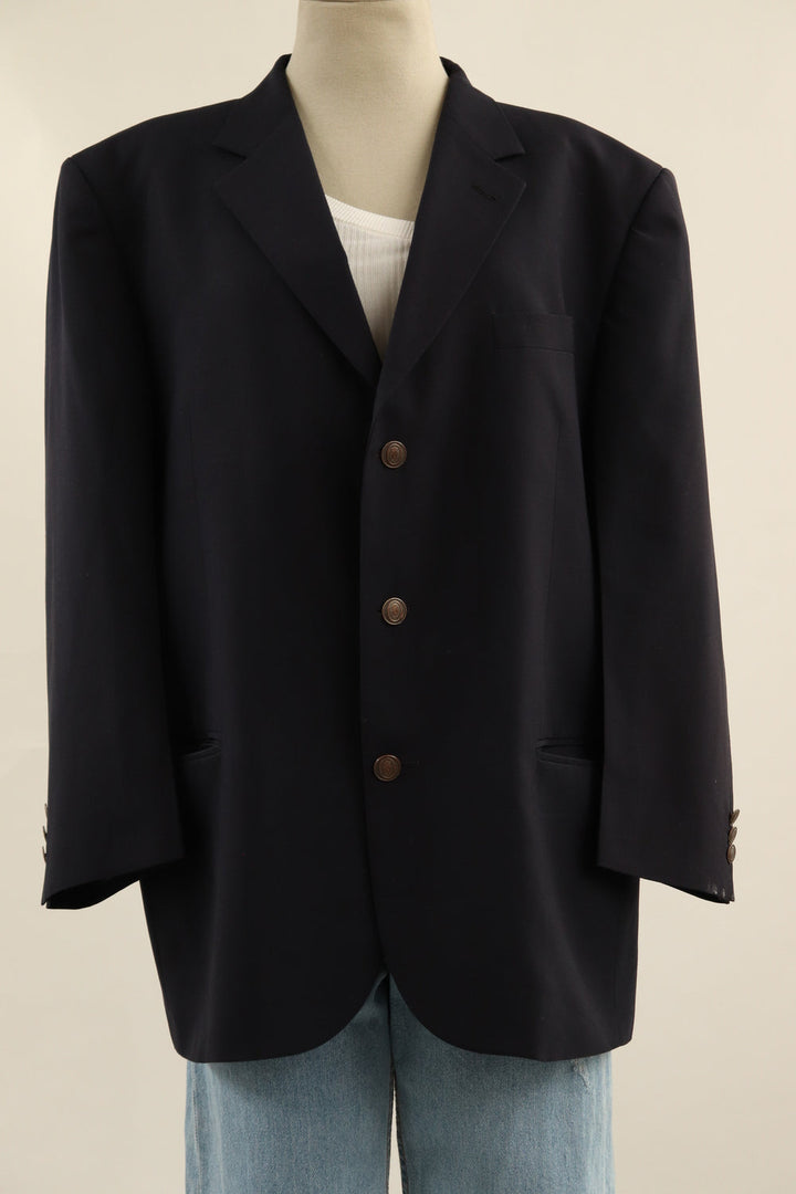 Blazer Negro Hombreras