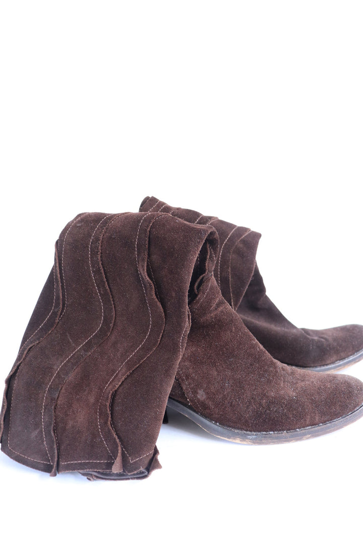 Botas Cafes Altas