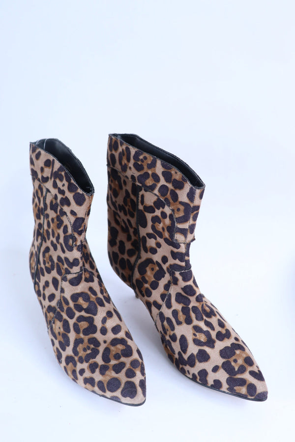 Botines Leopardo Suede