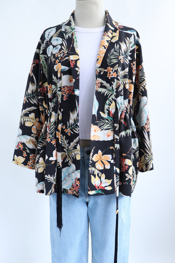 Kimono Corto Flores