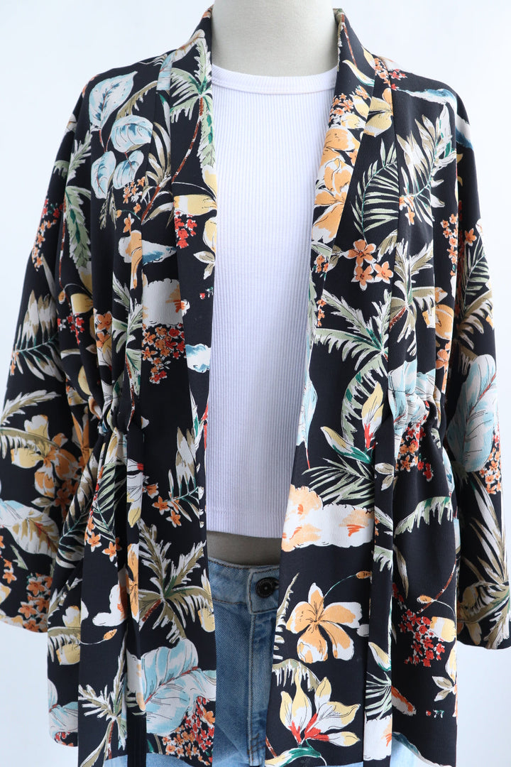 Kimono Corto Flores