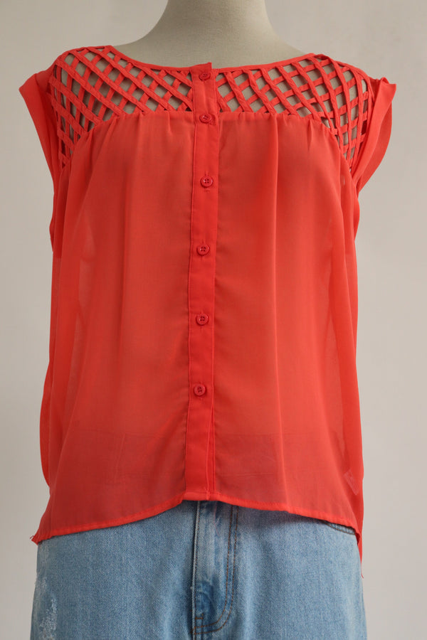 Camisa Neon Roja