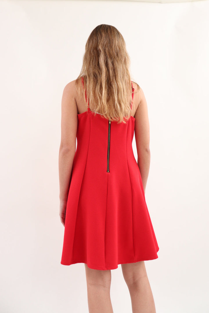 Vestido Punto Rojo