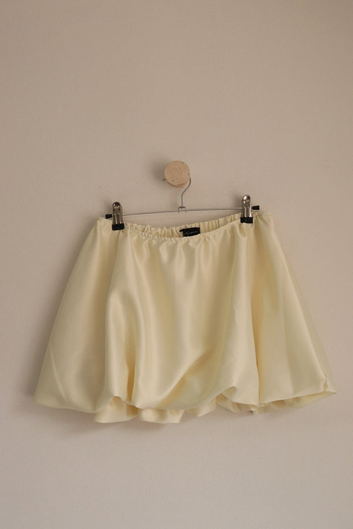 Falda beige Amarilla