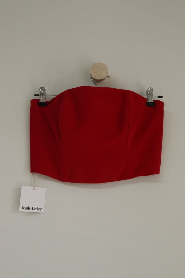 Corset Rojo Strapless