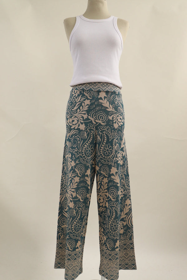 Pantalon Punto Flores