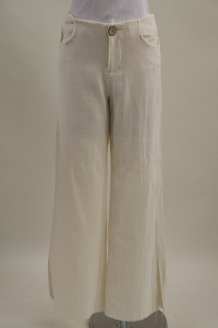 Pantalon Blanco Alto