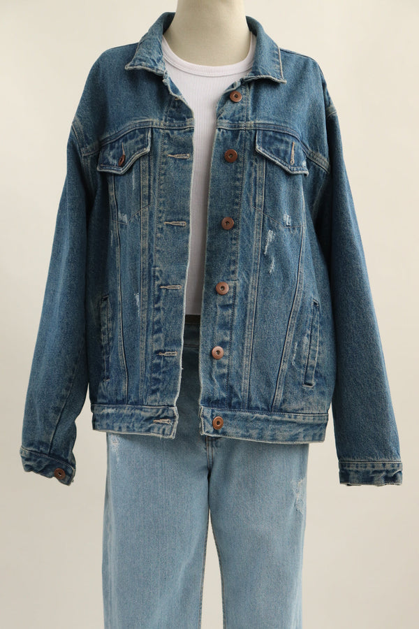 Chaqueta Denim Gruesa