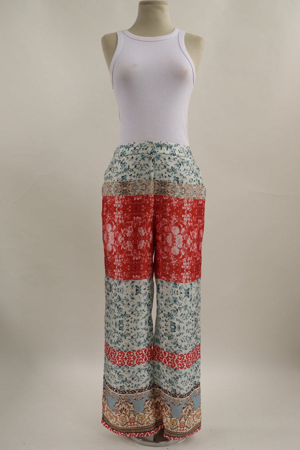 Pantalon Satinado Flores