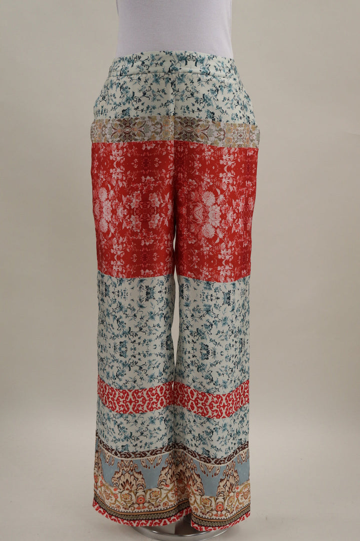 Pantalon Satinado Flores