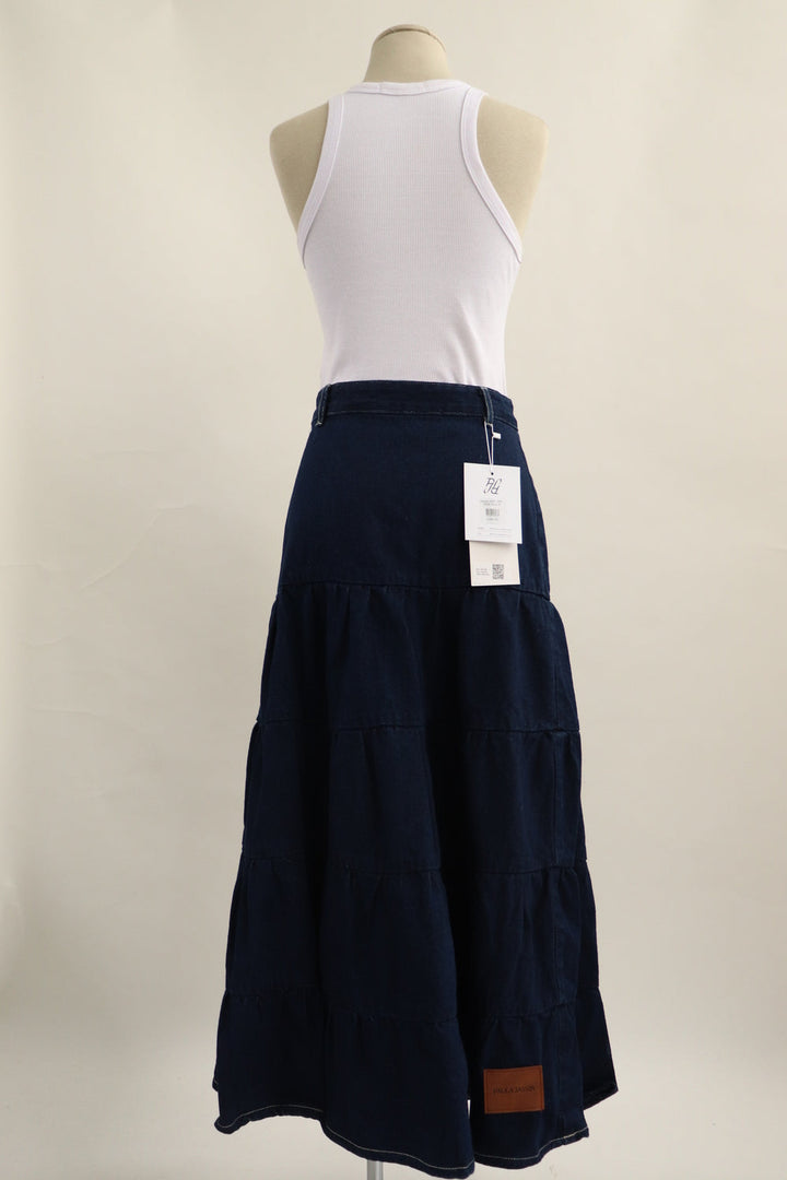 Falda Denim Midi