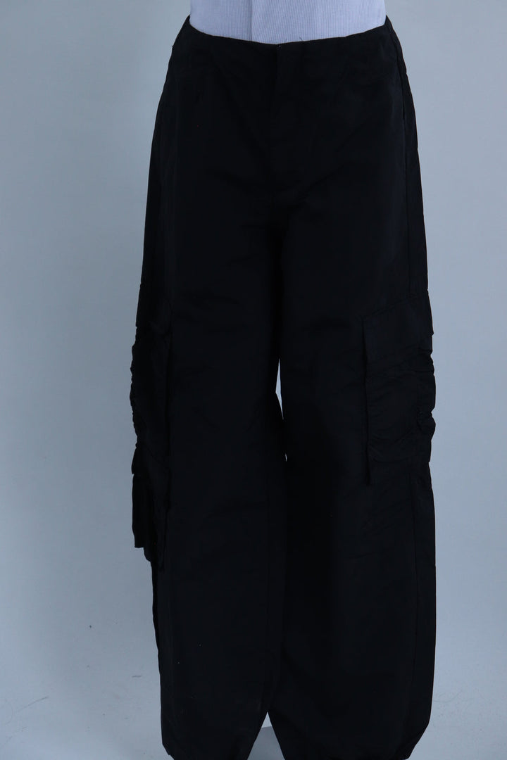 Pantalon Parachute Negro