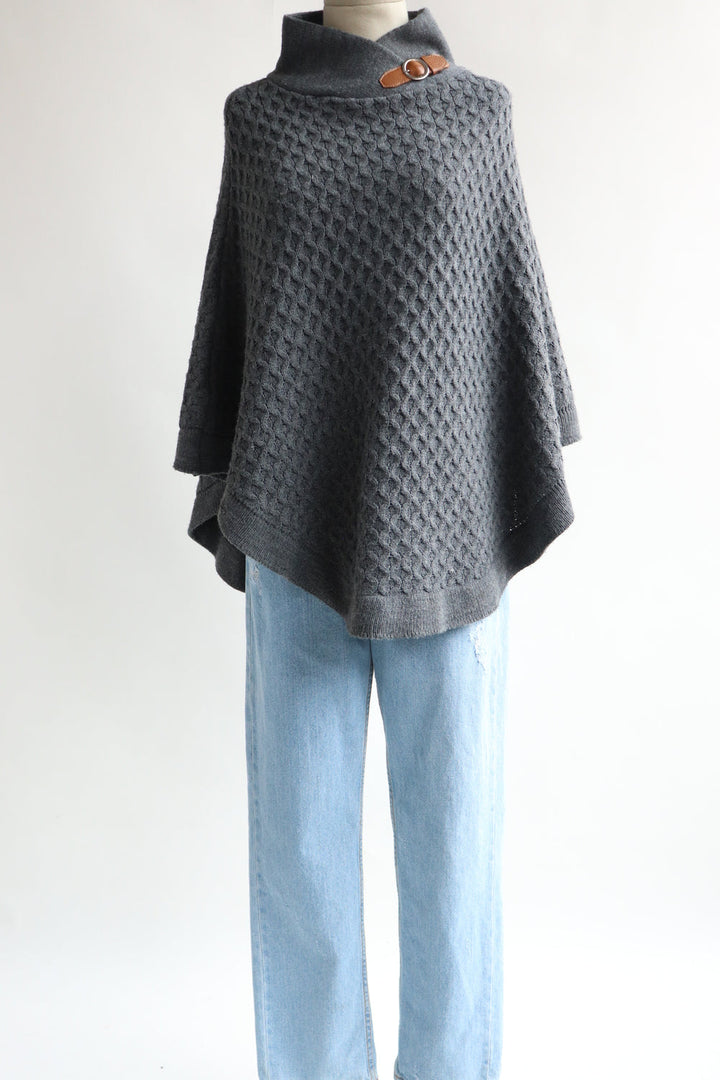 Poncho Gris Oscuro