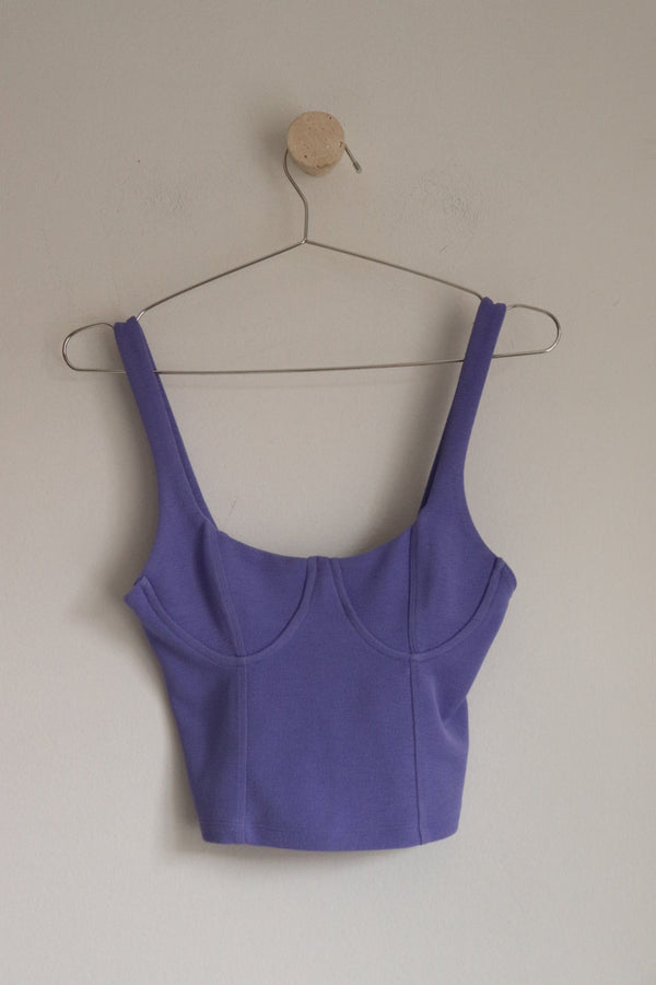 Crop Top Morado